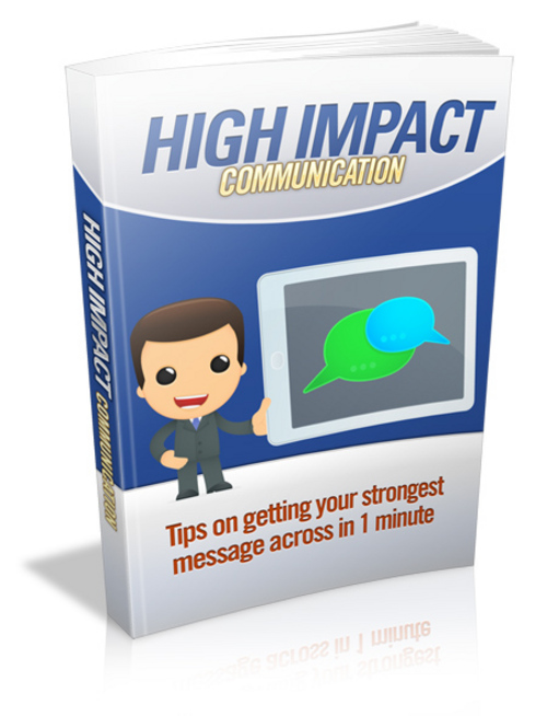Product picture High Impact Communication With MRR Ebook