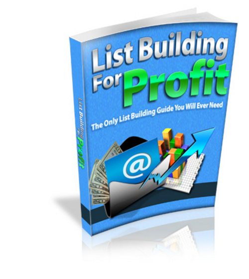 Product picture  List Building For Profit Comes with Giveaway Rights