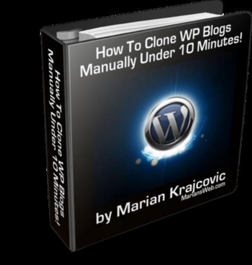 Product picture  Clone WP Blogs Manually Comes with Giveaway Rights
