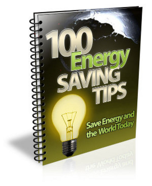 Product picture 100 Energy Saving Tips Comes with Giveaway Rigts