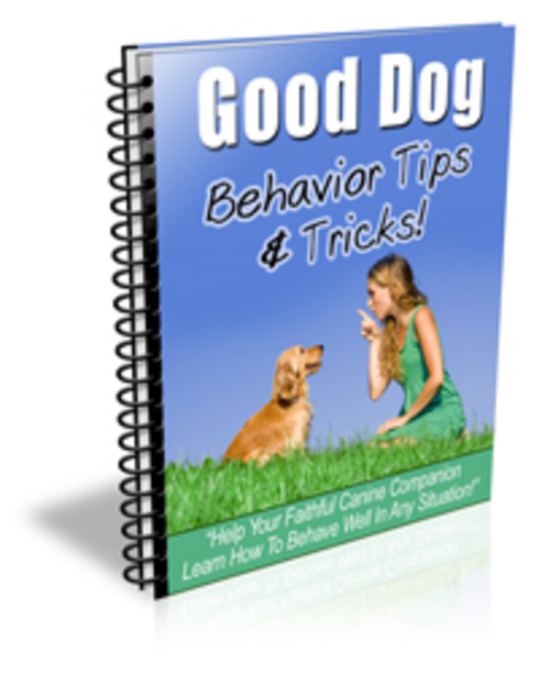 Product picture Good Dog Behavior Comes with Private Label Rights