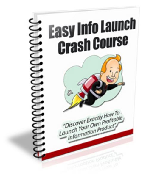 Product picture  Easy Info Launch Crash Course  Comes with Private Label Rig