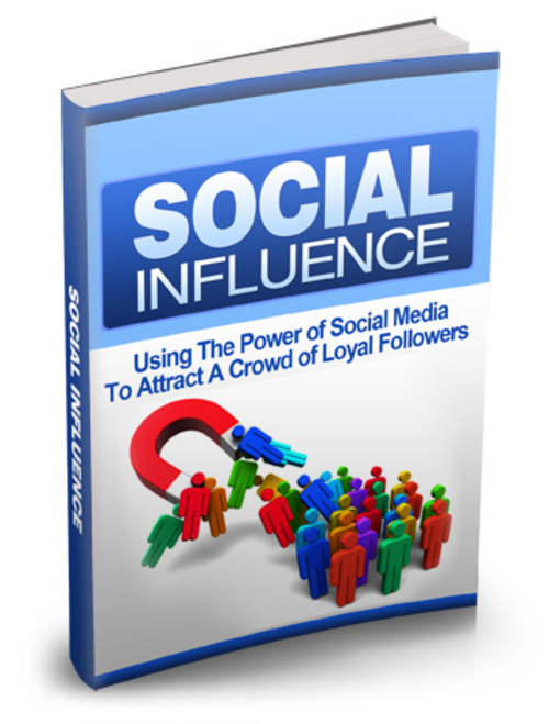 Product picture Social Influence Comes with Master Resale/Giveaway Rights