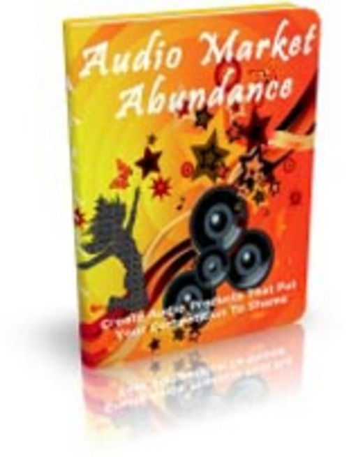 Product picture Audio Market Abundance Comes with Master Resale Rights