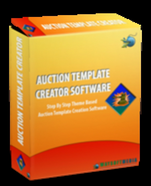 Product picture Auction Template Creator Comes with Master Resale Rights