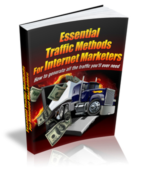 Product picture Essential Traffic Methods For Internet Marketers Comes with 