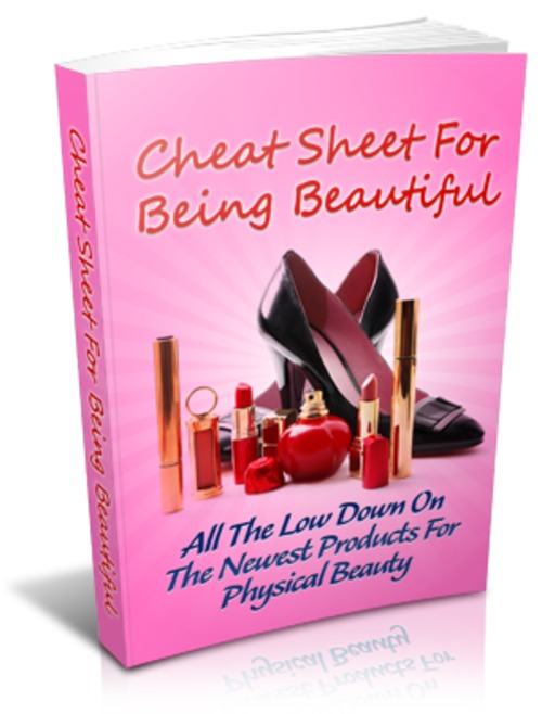 Product picture Cheat Sheet For Being Beautiful Comes with Master Resale